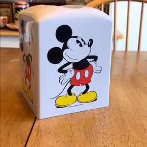 Vtg. Disney Mickey Mouse Tissue Box Cover Square